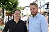 ARRANGØR: Heldis Moldøen og Helge Astad underviste direktørene i koding. Simen Sommerfelt holdt også en innledning om Lær kidsa koding. Telia var for øvrig samarbeidspartner rundt dette arrangementet, og Torgeir Waterhouse fra IKT-Norge tok turen innom for å se direktørene kode.
