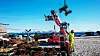 ARBEIDSPLASS: På Andøya er flere til-talls anleggsarbeidere med på å bygge et av Norges største landbaserte oppdrettsanlegg.