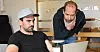 Egil Arngeir Håberget har fikk hjelp av distriktssekretær Ruben Løyning i juni 2022. (Arkivfoto)