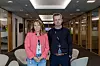 TAR SIKKERHET PÅ ALVOR: Tone Kristin Husøy,  arbeidsmiljø-, læring- og utviklingspartner i Framo og Morten Sivertsen, direktør for Offshore service, er opptatt av å skape et trygt og åpent arbeidsmiljø.