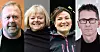 Jan Olav Andersen (EL og IT Forbundet), Mimmi Kvisvik (FO), Anita Johansen (Norsk Arbeidsmandsforbund) og Hans Ole Rian (Creo) vil alle ha rødgrønn samling før valget.