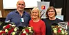 Ragnhild Lied (i midten) fortsetter som Unio-leder tre år til. Med seg får hun de samme nestlederne, Solveig Kopperstad Bratseth og Kjetil Rekdal.