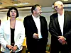Vågeng i 2007 sammen med Navs «gudfar», arbeids- og inkluderingsminister Bjarne Håkon Hanssen (Ap) og LO-leder Roar Flåthen, da hun representerte NHO i arbeidet med ny ordning for avtalefestet pensjon.