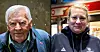 TO AV DE MEST LESTE: Mange ville lese om Thorbjørn Berntsen, som mener «vi har eti og drekki nok!» . Budskapet fra tillitsvalgte Jane Jensen ved Circle K Storebaug, var det også mange som fikk med seg.