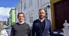 Ordfører Isak Veierud Busch (35) (Ap) (til høyre) og varaordfører Christian Elgaaen (34) (SV) i Røros er gode venner og samarbeider i politikken.