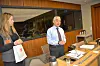 WTO-TOPP: Hamid Mamdouh er en av de store toppene i WTO-systemet. Marianne Breiland fra næringsavdelingen i LO til venstre.