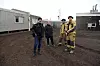 HOVEDSTADEN: Bygningene i Olonkinbyen – Jan Mayens hovedstad – kommer aldri til å vinne priser for sin arkiktektur. – Byggene er laget for å kreve lite vedlikehold. En god tanke, for det er få av oss her, smiler Ben Løvlien, Helga-Marie Fossnes, Jonny Erstad og Harald Berre.