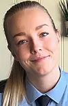 PREGET: Fengselsbetjent Eirin Flid Valton er bekymret for hvordan planlagte nedskjæringer kan påvirke sikkerheten.