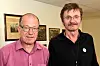 Morten Hagen (t.v.), forbundsekretær og Geir Kvam, utreder i Norsk Transportarbeiderforbund.