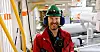 PÅ JOBB: Kai Endre Stridh i sitt rette element som drifts- og vedlikeholdsoperatør på AKOFS Seafarer.