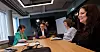 Meklingen endte i enighet for forbundssekretær Renate Swensen i NTL (f.h.), nestleder Lise Olsen i LO Stat, riksmekler Mats Ruland og Spekter-direktør Anne-Kari Bratten.