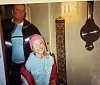 FAR OG DATTER: Morten Hermansen minnes også gode øyeblikk med datteren Hanne.