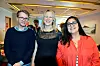 Eddie Ingebrigtsen (NTL), Julie Lødrup (LO) og leder av NTL Ung, Sahar Azari