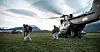SAMARBEID:  Et dansk militært helikopter lander i Oppdal for å sette av norske gardister under NATO-øvelsen Trident Juncture 2018. Nå blir det folkeavstemning som åpner for at Danmark også skal delta i EUs forsvarssamarbeid.