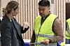 Alma Grizovic, avdelingsleder i Nav Drammen og veileder Quan Tran.