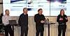 VIL SPARE STRØM: Organisasjonene i debatt på dagens morgenmøte. Fra venstre Rolf Iver Hagemo, Norsk Varmepumpeforening, Tore Strandskog, Nelfo, Jan Olav Andersen, EL og IT Forbundet og Guro Hauge fra Zero.