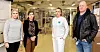 De tillitsvalgte kjemper hardt for å bevare arbeidsplassene ved Palla Pharma Norway AS i Kragerø. F.v.: Catharina Sørlie Heiland (Tekna), Marianne Erlund (FLT), Gro Anita Liane (NITO) og Jørn H. Isaksen (IE).