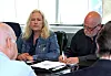 NEI: Sissel Karlsen i Norsk Transportarbeiderforbund vil ikke gå med på at de gir fra seg styringsrett til arbeidsgiver. - Det går riktig vei, selv om vi fortsatt drukner i 'saker*, forteller forbundssekretæren.