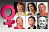 Innledere på Fafos likestillingsseminar, 8. mars. Øverst fra venstre: Mari Teigen, Mahmona Khan, Ragnhild Steen Jensen, 
Clara Sofie Bratholm, Cathrine Sandnes og Claus Jervell