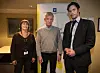 PÅ VEI: NFF-leder Geir Bjørkli og nestleder Rita Bråten på vei til møte med statssekretær i Justisdepartementet Vidar Brein-Karlsen på tirsdag. Det er det første møtet NFF har med politisk ledelse i departementet etter at landet fikk borgerlig regjering i fjor høst. I dag møtes de igjen - på den kriminalpolitiske konferansen på Sundvolden.