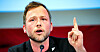 SV-leder Audun Lysbakken talte til partiets landsstyre fredag. (Arkivfoto)