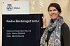 VELKOMMEN: Avdelingsleder Yngvild Føyn Odden kan ønske velkommen til Oslo samiske skole på fire språk.