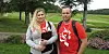 Evje Golfpark var det første stedet Victoria Helgarson og Ole-Johnny Zeylon fra Arbeidsmandsforbundet besøkte under LOs sommerpatrulje.