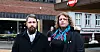 ØNSKER BEDRE TILGJENGELIGHET: Jan Rune Vikan, tilltsvalgt for NTL NAV i Oslo og Elisabeth Steen, leder i NTL NAV, mener det har blitt for vanskelig å komme i kontakt med saksbehandlerne, blant annet her på avdeling Gamle Oslo. De er overbevist om at redusert åpningstid og henvisning til å ta kontakt over telefon og internett, rammer de mest ressurssvake spesielt hardt.