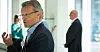 SKAL FORHANDLE: LO Stat-leder Egil André Aas kjøper ikke staten og personaldirektør Gisle Norheims (i bakgrunnen) første utspill om at det ikke er noen penger å forhandle om i år.