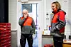 SAMMEN: Relativt nyansatte Torunn Brovold med veteran og kollega Kurt Roger Arntzen.