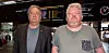 Rolf Ringdal (t.v.), forbundsleder Norsk Lokomotivmannsforbund og Petter Trønnes, forbundssekretær Norsk Jernbaneforbund