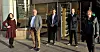 MEKLING: NTLs forhandlingsdelegasjon i meklinga med Abelia bestod av Renate Swensen (t.v.), Tor Erik Granum, Pål Kjærstad, Lars Morten Fuglevik og Vibeke Vandrup Martens.