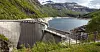 Norge eksporterte rekordmye vannkraft i 2021. Her ser vi Zakariasdammen i Tafjord i Fjord kommune i Møre og Romsdal.