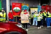 Fagorganiserte har reist langt fra mange steder i landet for å støtte de streikende ved Andresen Karosseri.
