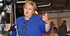 Statsminister Erna Solberg på pressekonferansen der de tre regjeringspartiene la fram grepene de ville ta etter valget.