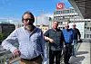 VIDEOMØTE: Forhandlingsutvalget var samlet på Industri Energi-huset i Oslo der de forhandlet med Norsk Industri gjennom videomøte.