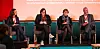TILLITSREFORM: Forventningene til tillitsreformen er store, og i januar starter arbeidet med den. Fra venstre Gunn Karin Gjul (statssekretær KMD), Ellen Dalen (2. nestleder NTL), Mette Nord (leder fagforbundet) og Roger Heimli (LO-nestleder).