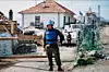 Nils Olav Roaldsøy i norsk FN-tjeneste i Bosnia på 1990-tallet.