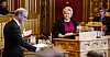 Statsminister Erna Solberg kan glede seg over hyggelige meningsmålinger for Høyre i mai. Men holder målingen stikk, taper de borgerlige valget neste år.