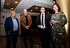 Fellesforbundet-leder Jørn Eggum, Norsk Industri-leder Stein Lier-Hansen, riksmekler Mats Ruland og medmekler Hilde Lund møtte Magasinet for fagorganiserte tidligere på dagen.