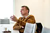 UEINIG: Morten Ulevik er tidlegare styreleiar i Bergen sporveisfunksjonærers foreining. Han meiner at det er rett og rimeleg at foreininga skal få sin andel av verdiane i Trikkebyen. Foreininga eig 15 prosent av aksjane i selskapet som er vurdert til å vere verdt over 200 millionar kroner: – Me kan ikkje berre gje frå millionverdiar som me har krav på.