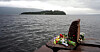 Massakren på Utøya i 2011. Pårørende la ned blomster og tente lys for ofrene på brygga ved Utvika Camping.