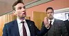 Henrik Asheim (foran) og Abid Raja under budsjettforhandlingene på Stortinget i fjor.