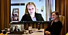 Anja Allouni, prosjektleder for Penguin (Pingvin)-CARE programmet forteller på Teams at den utvidede permisjonsordningen er blitt svært godt mottatt av de ansatte. Til høyre sitter HR-sjef Nina Jacobsen.