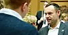Torgeir Knag Fylkesnes er SVs sjefsforhandler,.