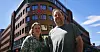 FORNØYDE: Anniken Lien van Marion og Knut Erik Elnæs fra Fagforbundet rapporterer om god stemning rundt lokale forhandlinger, takket være et system som partene har bygd opp sammen.
