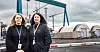 FÅR HEDER: Kvinnenettverket på Aker Solutions arbeider kontinuerlig for kvinnehelse på bedriften. Elisabeth Engelsen (t.v.) er leder i kvinnenettverket, mens Tamara-Sofia Quienteros Del Pino er styremedlem.
