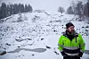 Rasområdet: Allerede mars i fjor  var det bevegelser i området. Nye skred ble varslet i oktober, og i desember gikk det to ras med to dagers mellomrom.