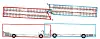 Denne illustrasjonen fra rapporten fra Statens Havarikommisjon for Transport viser hvor langt inn i hverandre bussene trengte under kollisjonen i 2017.