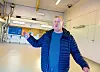 NYE MULIGHETER: Tillitsvalgte Svein Johannessen blir daglig leder i de tre portmontørenes nye bedrift, Bergen Portservice. Her viser han frem deres nye lokaler.
